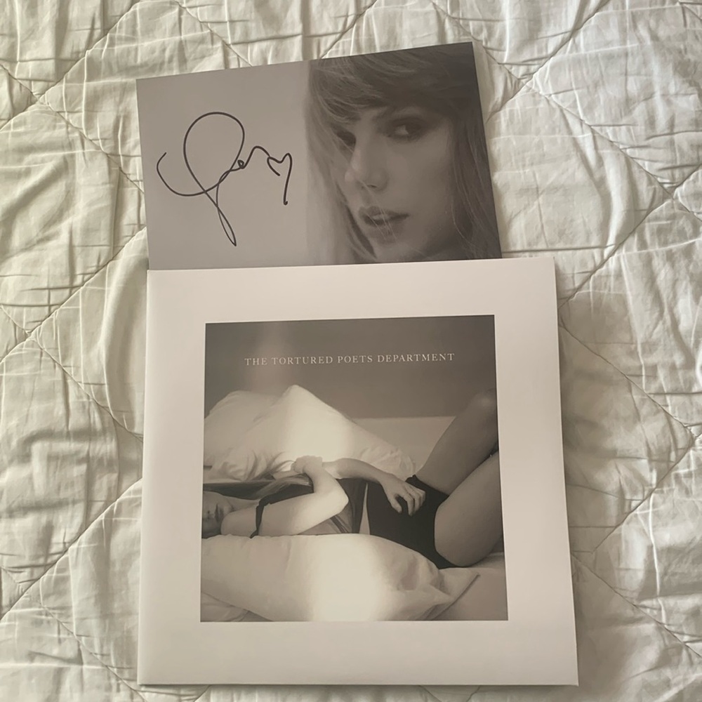 Signed Taylor Swift The Tortured Poets Department Vinyl